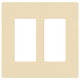 Claro 2 Gang Wall Plate