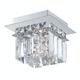 Crown Ceiling Flush Mount - Chrome / Crystal