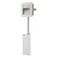 Step Main LED Wall Mount W / Corrugated Faceplate - Grey Step Main LED Wall Mount W / Corrugated Faceplate - Grey /