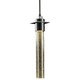Airis Small Pendant - Burnished Steel / Seeded Clear Airis Small Pendant - Burnished Steel / Seeded Clear