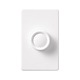 Rotary On/Off 600W Incandescent Single Pole Dimmer - White Rotary On/Off 600W Incandescent Single Pole Dimmer - White /