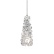 FJ Ice Pendant 12V - Satin Nickel / Crystal