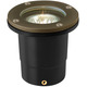 Hardy Island Flat Top Exterior Well Light - Matte Bronze / Clear