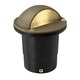 Hardy Island Dome Top Exterior Well Light - Matte Bronze / Frosted