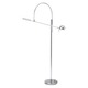 Orbiter Swing Arm Floor Lamp - Polished Chrome / 