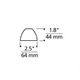 Tinkerbell Shade W / Integrated Lens Holder - /
