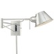 P611-077 Swing Arm Wall Sconce - Chrome / 