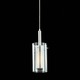 Zylinder Pendant - Chrome / Black / Clear