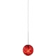 FJ Bubble Ball Pendant 12V - Satin Nickel / Red FJ Bubble Ball Pendant 12V - Satin Nickel / Red