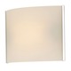 Pannelli Vanity Wall Sconce - Chrome / White Opal Pannelli Vanity Wall Sconce - Chrome / White Opal