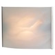 Pannelli Vanity Wall Sconce - Stainless Steel / White Alabaster Pannelli Vanity Wall Sconce - Stainless Steel / White Alabaster