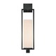 Metro Wall Sconce - Black Brass / Off White