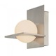 Orbit Vanity Wall Sconce - Matte Satin Nickel / White Opal Orbit Vanity Wall Sconce - Matte Satin Nickel / White Opal