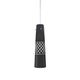 FJ Dark Night Pendant 12V - Satin Nickel / Black