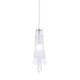 FJ Tower Of Crystal Love Pendant 12V - Satin Nickel / Clear Satin Frost