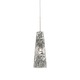 FJ Tower Of Love Shattered Pendant 24V - Satin Nickel / Shattered Silver Clear