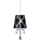FJ Kings Crossing Pendant 12V - Satin Nickel / Black