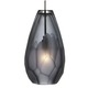 Briolette Pendant - Satin Nickel / Smoke Briolette Pendant - Satin Nickel / Smoke