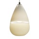 Lattimo Teardrop Pendant - Dark Bronze / White Cord / White / Ivory Lattimo Teardrop Pendant - Dark Bronze / White Cord / White / Ivory