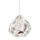 FJ Happy Kiss Pendant - Satin Nickel / Clear FJ Happy Kiss Pendant - Satin Nickel / Clear
