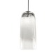 FJ Square Bubble Pendant - Antique Bronze / Clear