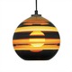 Banded Orb Pendant - Dark Bronze / Black Cord / Mustard Banded Orb Pendant - Dark Bronze / Black Cord / Mustard