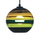 Banded Orb Pendant - Dark Bronze / Black Cord / Moss Banded Orb Pendant - Dark Bronze / Black Cord / Moss