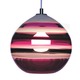 Banded Orb Pendant - Dark Bronze / White Cord / Amethyst Banded Orb Pendant - Dark Bronze / White Cord / Amethyst
