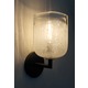 Elbow Square Wall Sconce - Dark Bronze / Clear