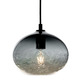 Ellipse Bubble Pendant - Dark Bronze / Black Cord / Grey Ellipse Bubble Pendant - Dark Bronze / Black Cord / Grey