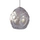 FJ Chaos Wrap Pendant - Satin Nickel / Clear / Silver Leaf FJ Chaos Wrap Pendant - Satin Nickel / Clear / Silver Leaf