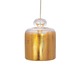 FJ Short Gong Pendant - Satin Nickel / Gold Leaf FJ Short Gong Pendant - Satin Nickel / Gold Leaf