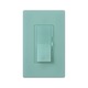 Diva Satin 600W Incandescent Single Pole Dimmer - Sea Glass / 