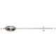 Monorail 2 Circuit 2x150W Surface Mount Kit 1 Inch Drop - Satin Nickel / 
