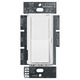 Diva Satin 600W Incandescent Single Pole Dimmer - Snow / 