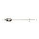 Monorail 2 Circuit 2x250W Surface Mount Kit 1 Inch Drop - Satin Nickel / 