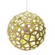 Coral Pendant - White / Natural / Lime