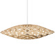 Flax Pendant - White / Natural