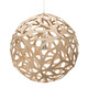 Floral Pendant - White / Natural