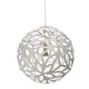 Floral Pendant - White / White