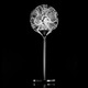 Coral LED Reading Table Lamp - Polished Chrome / Clear Warm White