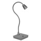 Imu LED Table Lamp W / Square Base - Brushed Platinum Imu LED Table Lamp W / Square Base - Brushed Platinum /