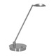 La Cirque LED Table Lamp W / Round Base - Brushed Platinum / 