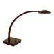 La Cirque Arched Arm LED Table Lamp W / Square Base - Urban Bronze La Cirque Arched Arm LED Table Lamp W / Square Base - Urban Bronze /