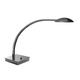 La Cirque Arched Arm LED Table Lamp W / Square Base - Chromium La Cirque Arched Arm LED Table Lamp W / Square Base - Chromium /