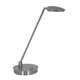 Pelle LED Table Lamp W / Round Base - Brushed Platinum / 