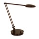 Pelle Bendable Arm LED Table Lamp W / Round Base - Urban Bronze Pelle Bendable Arm LED Table Lamp W / Round Base - Urban Bronze /