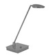 Pelle LED Table Lamp W / Square Base - Brushed Platinum / 