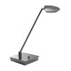 Pelle LED Table Lamp W / Square Base - Chromium / 