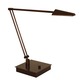 Ronin Bendable Arm LED Table Lamp W / Square Base - Urban Bronze / 